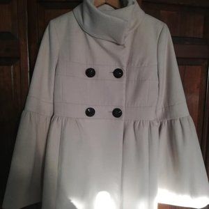 Jessica Simpson Stylish Dress Coat w/ Bell Sleeves